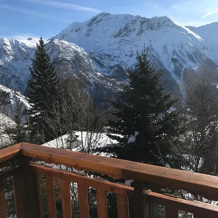 Individuel Merlette 1850m Pied Des Pistes Vue Magnifique Sur Les Montagnes Alpesi faház *