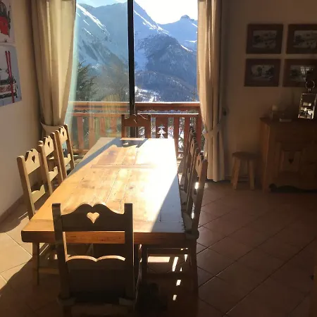 Individuel Merlette 1850m Pied Des Pistes Vue Magnifique Sur Les Montagnes Alpesi faház Orcières